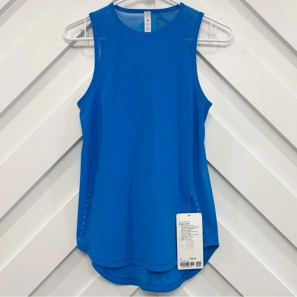 NWT Lululemon Sculpt Tank Top In Poolside Size 2
